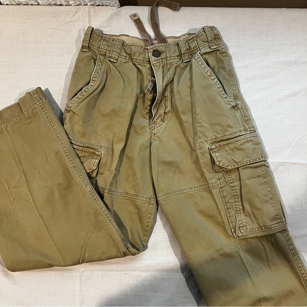 Abercrombie & Fitch Kids Tan Cargo Pants